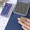 304 Stainless Steel Round Seamed Beads STAS-SC0006-95B-3