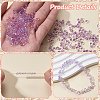 45G Transparent Baking Paint Glass Seed Beads SEED-SZ0001-028H-5