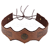 PU Leather & Alloy Headbands Hair Accessories for Women Girls OHAR-WH20009-02B-01-7
