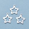 201 Stainless Steel Charms STAS-H436-41S-1