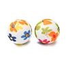 Food Grade Eco-Friendly Printed Silicone Beads SIL-A013-01A-23-2