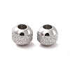 Non-Tarnish Textured 304 Stainless Steel Beads STAS-P306-01A-P-2