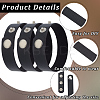 18Pcs PU Leather Snap Bracelets for Women Men BJEW-CY0001-13B-6