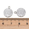304 Stainless Steel Pendants LS-STAS-I363-09P-3