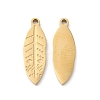 Ion Plating(IP) 316L Surgical Stainless Steel Pendants STAS-H213-63G-1
