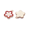 Light Gold Plated Alloy Enamel Pendants PALLOY-N176-28D-RS-2