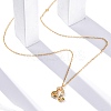 925 Sterling Silver Colorful Cubic Zirconia Constellation Pendant Cable Chain Necklaces for Women STER-R009-01G-09-2