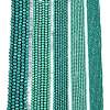Electroplate Opaque Solid Color Glass Beads Strands EGLA-A044-P8mm-L31-2