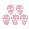 430 Stainless Steel Filigree Pendants STAS-S108-23E-1