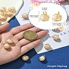 15Pcs Natural Cultured Freshwater Pearl Copper Wire Wrapped Pendants PALLOY-CJ00035-8