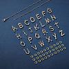 26Pcs A~Z Alphabet Necklaces Making Kits DIY-YW0002-29G-6