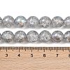 Crackle Czech Pressed Glass Beads GLAA-I061-17-4