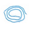 Transparent Glass Beads Strands GLAA-F094-A01-2