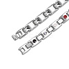 SHEGRACE Stainless Steel Panther Chain Watch Band Bracelets JB678A-5
