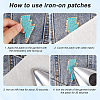 12Pcs Computerized Embroidery Cloth Self Adhesive Patches PATC-GF0001-57B-6