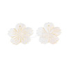 Natural Freshwater Shell Carved Pendants SHEL-N038-35-3
