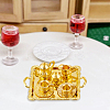 2 Sets 2 Colors Alloy Teacup & Saucer & Teapot Set AJEW-GO0001-72-7