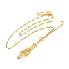 Rack Plating Brass Macrame Pouch Necklace Making for Gemstone Nuggets KK-M285-02C-G-1