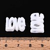 Opaque Acrylic European Beads SACR-Q190-22K-3