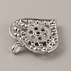 Alloy Rhinestone Hang Snap Base Pendants FIND-WH0150-10P-2