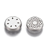 304 Stainless Steel Diffuser Locket Aromatherapy Essential Oil AJEW-N025-09P-4