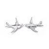 Non-Tarnish 304 Stainless Steel Links connectors X-STAS-P236-16P-1