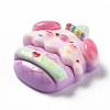 Pig Theme Opaque Resin Decoden Cabochons LS-RESI-I057-A03-3