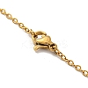 304 Stainless Steel Pendant Necklaces NJEW-G120-02G-4