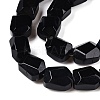 Natural Black Agate(Dyed & Heated) Beads Strands G-N342-148C-4