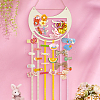 1Pc Arch/Cat Shape Wood Wall Mounted Jewelry Organizer DIY-PH0022-99B-5