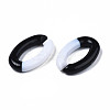 Two Tone Opaque Acrylic Linking Rings OACR-S038-035-5