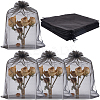 30pcs Large Organza Pouches Portable Shoes Bag Travel Storage Drawstring Bags OP-SP0001-03B-02-1