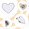 10 Sets Sublimation Blank Brooch Pins FIND-SP0004-08C-4