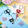 6Pcs 6 Colors Opaque Acrlyic Sparkling Rhinestones Beads SACR-TA0001-51-7