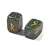 Rectangle Natural Indian Agate Rune Stones G-Z059-01H-2