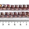 Electroplate Glass Beads Strands EGLA-H108-01A-AB02-4