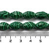 Synthetic Malachite Beads Strands G-P520-C17-01-5