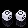 Letter Acrylic Beads PL37C9129-O-2