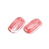 Cherry Quartz Glass Oval Pendants G-N342-105D-2