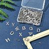 104Pcs 26 Styles Letter A~Z 304 Stainless Steel Alphabet Letter Charms STAS-FS0001-67-8