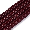 Opaque Glass Beads Strands GLAA-NH0002-B13-1