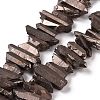 Natural Quartz Crystal Points Beads Strands G-K181-B29-1