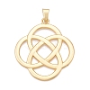 Rack Plating Alloy Big Pendants PALLOY-T090-32G-1