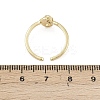 Brass Micro Pave Cubic Zirconia Open Cuff Rings for Women RJEW-K308-01B-G-3