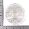 Flat Round Natural Selenite Slice Coasters DJEW-C015-02H-3