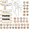 Alloy Pendants & Alloy Safety Pin Brooch AJEW-SP0002-09-1
