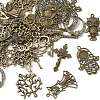 Mixed Antique Bronze Plated Tibetan Style Alloy Pendants PALLOY-I104-NF-1