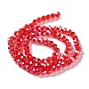 Electroplate Glass Bead Strands EGLA-R015-4mm-23-4