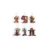 6 Sets 6 Styles Acrylic Cowboy Boot Car Hanging Decoration HJEW-GA0001-51-7