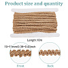 10M Braided Burlap Ribbon OCOR-GO0001-16E-2